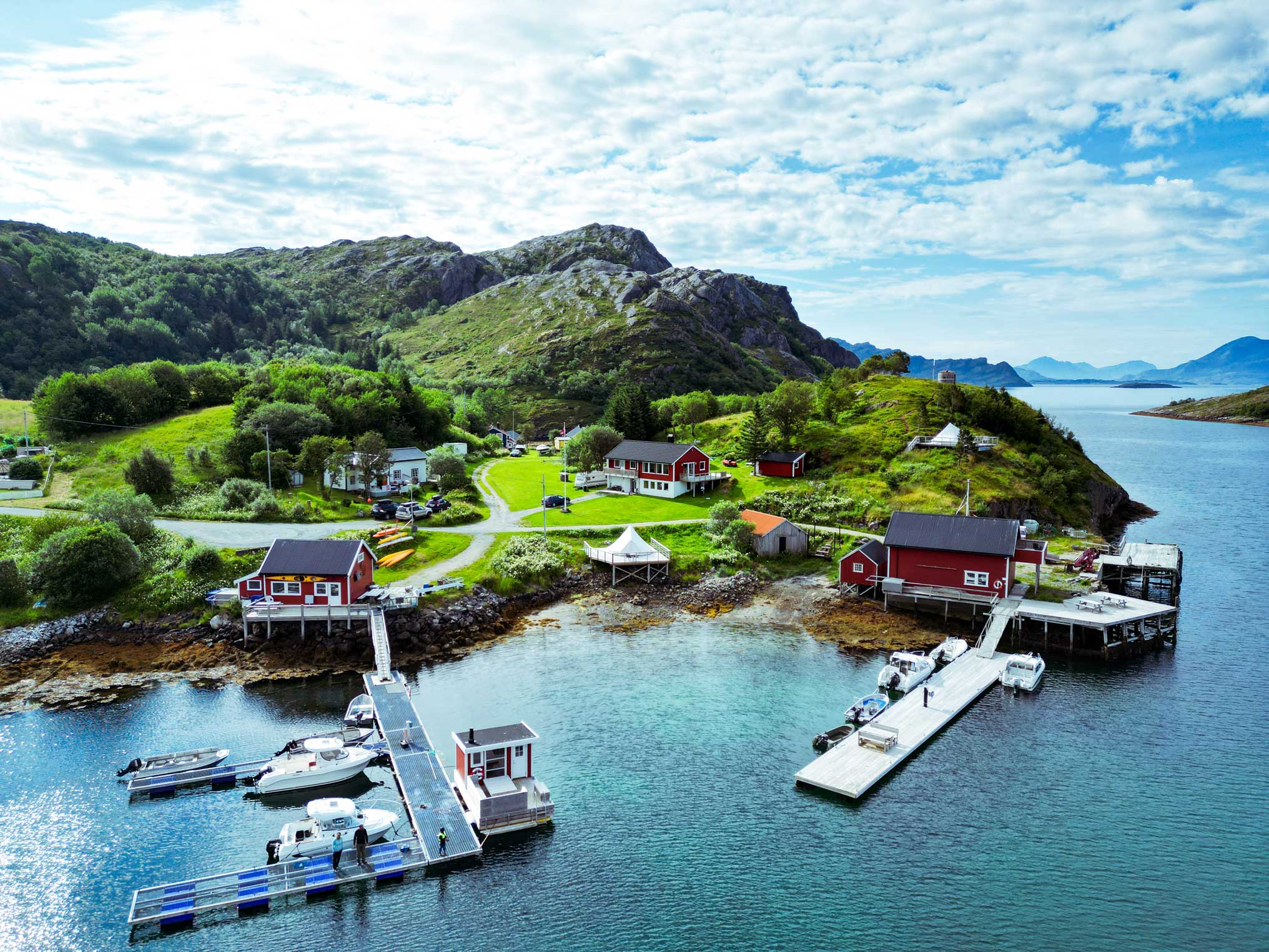 Helgelandsidyll på Rangsundøya i Selsøyvik