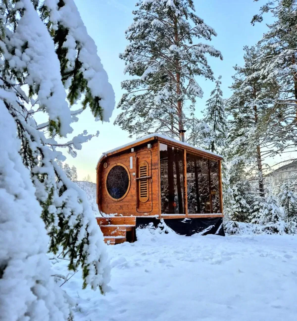Saghølen Badeplass Sauna in Eggedal