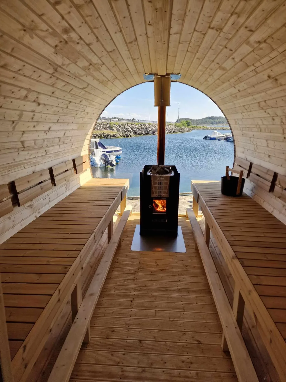 Sandhåland Camping Badstu in Sandve